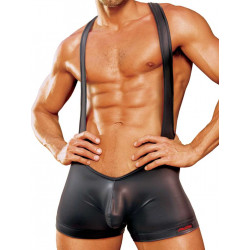Falcon Wet Look Wrestling Singlet/Body (T1484)