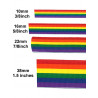 Rainbow Ribbon 5/8inch / 16mm wide 100m (T1537)