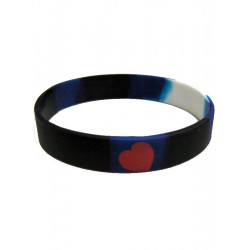 Leather Pride Bracelet Silicone (T1570)