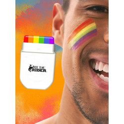 RudeRider Pride Gear Rainbow Face Paint MakeUp Set (T6532)