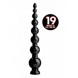 Hosed Graduated Bead Anal Snake 19inch (T6579)