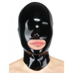 Fetisso Mask Open Mouth Black (T3558)