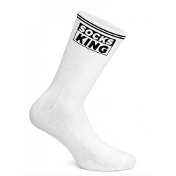 Sneak Freaxx Socks King Socks White Black One Size (T7199)
