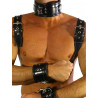 Rude Rider Shoulder Backstrap Harness Leather Black/Black (T7308)