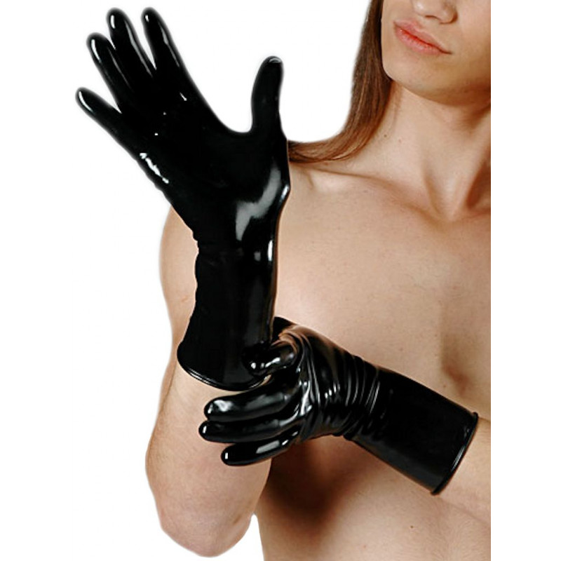 Fetisso Gloves Short Black (T3560)