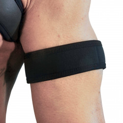 RudeRider Neoprene Puppy 2 Biceps Straps Black (T7257)