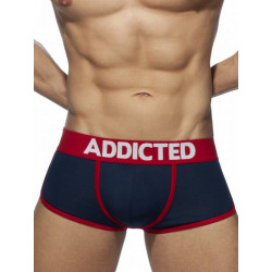 Addicted Second Skin Trunk Underwear Navy Blue (T7898)