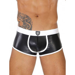 ToF Paris Fetish Bottomless Boxer Underwear Black/White (T7909)