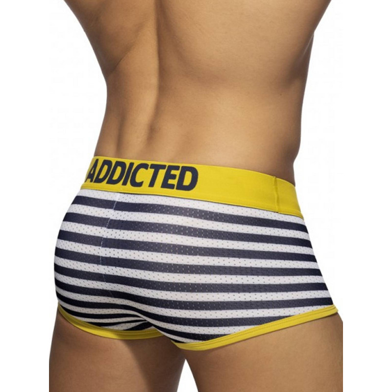 Addicted Sailor Push Up Mesh Trunk Underwear Yellow En stock