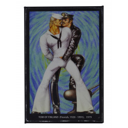 Tom of Finland Magnet Psychedelic Blue (T5817)