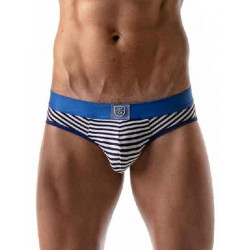 TOF Stripes Push-Up Brief Underwear Navy Blue/White (T8189)