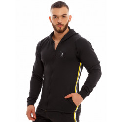 JOR Paris Hoodie Black/Yellow/White (T8295)