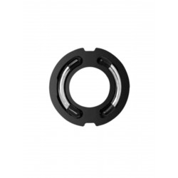 Sport Fucker Silicone Steel Fusion Ring Overdrive Regular Black (T8322)