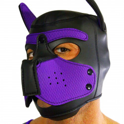 Rude Rider Neoprene Puppy Hood Purple (T7279)