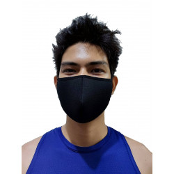 GB2 Designer Face Mask Black One Size (T7653)