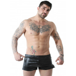 GBGB Wade Shiny Shorts Metallic Black (T6079)