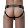 TitanMen Jockstrap Underwear Black/Black (T8388)