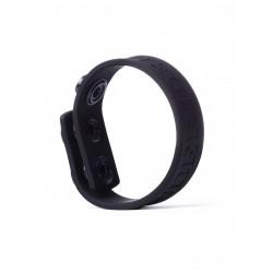 RudeRider Silicone Cock Strap Black (T6610)