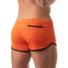ToF Paris Mesh Shorts Orange/Black (T8427)