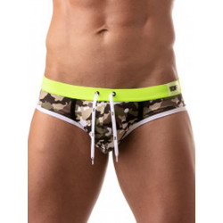 ToF Paris Iconic Swim Brief Swimwear Khaki Camo (T8557)