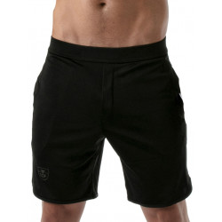 TOF Gym Shorts Long Black (T8571)