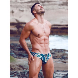 2Eros Print Swimwear Brief Python (T8607)