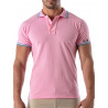 ToF Paris Patriot Polo T-Shirt Pink (T8664)