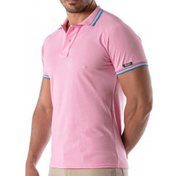 ToF Paris Patriot Polo T-Shirt Pink (T8664)