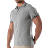 ToF Paris Patriot Polo T-Shirt Heather Grey (T8668)