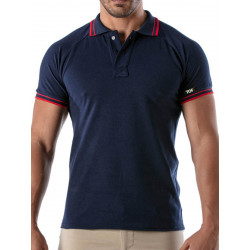 ToF Paris Patriot Polo T-Shirt Navy (T8667)