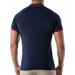 TOF Patriot Polo T-Shirt Navy (T8667)