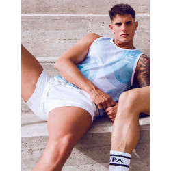 Supawear Mesh Tank Top Toner Blue (T8734)