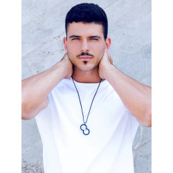 2Eros Icon Necklace Black (T8762)