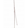 2eros Logo Pendant Necklace Rose Gold (T8763)