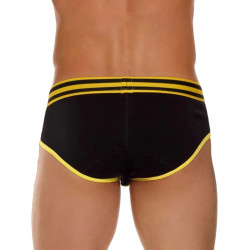 JOR Varsity Brief Underwear Black/Yellow (T8787)