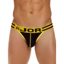 JOR Varsity Jockstrap Underwear Black/Yellow (T8790)