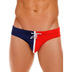 JOR Quebec Swim Brief Swimwear Navy/Red (T8834)