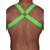 ToF Paris Fetish Elastic Harness Neon Green (T8976)