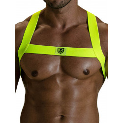 TOF Fetish Elastic Harness Neon Yellow (T8978)