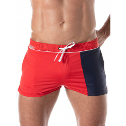 ToF Paris Holidays Swim Shorts Swimwear Red/Navy (T9124)