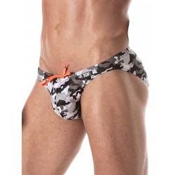 ToF Paris Iconic Swim Slip Swimwear Grey Camo (T9101)