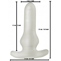 RudeRider Anal Plug/Fucking Device Transparent (T7639)