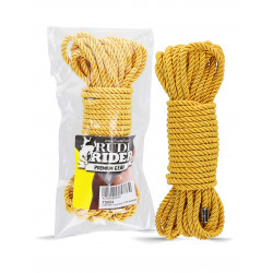 Rude Rider Rope 5mm x 10m Polyester Yellow (T9054)