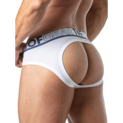 ToF Paris Champion Backless Brief Underwear White (T9355)