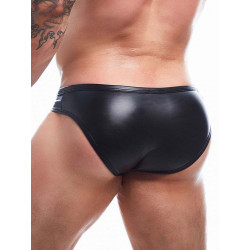 Cut4Men BL4CK Snap Ergonomic Brief Underwear Black (T9587)