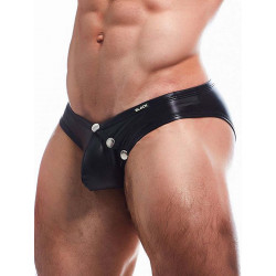 Cut4Men BL4CK Snap Ergonomic Brief Underwear Black (T9587)