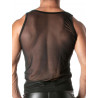 ToF Paris Mesh Tank Top T-Shirt Black (T9610)