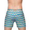 2Eros Print Bondi Shorts S60 Swimwear Chevy Blue (T9658)