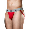 MM The Original Jockstrap Underwear Scarlet/Grey 2 inch (T6223)