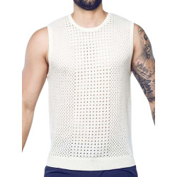 2eros Riviera Singlet Tank Top 
Beige (T9709)